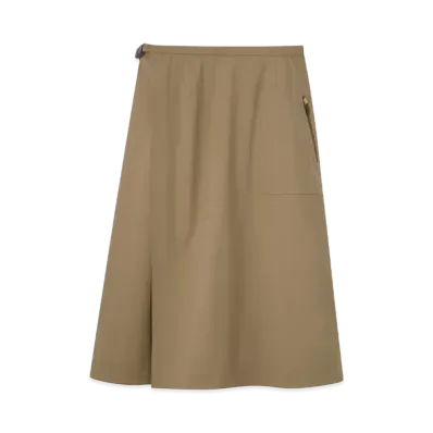 DESCENTE ALLTERRAIN Wrap Skirt "Fawn Beige"