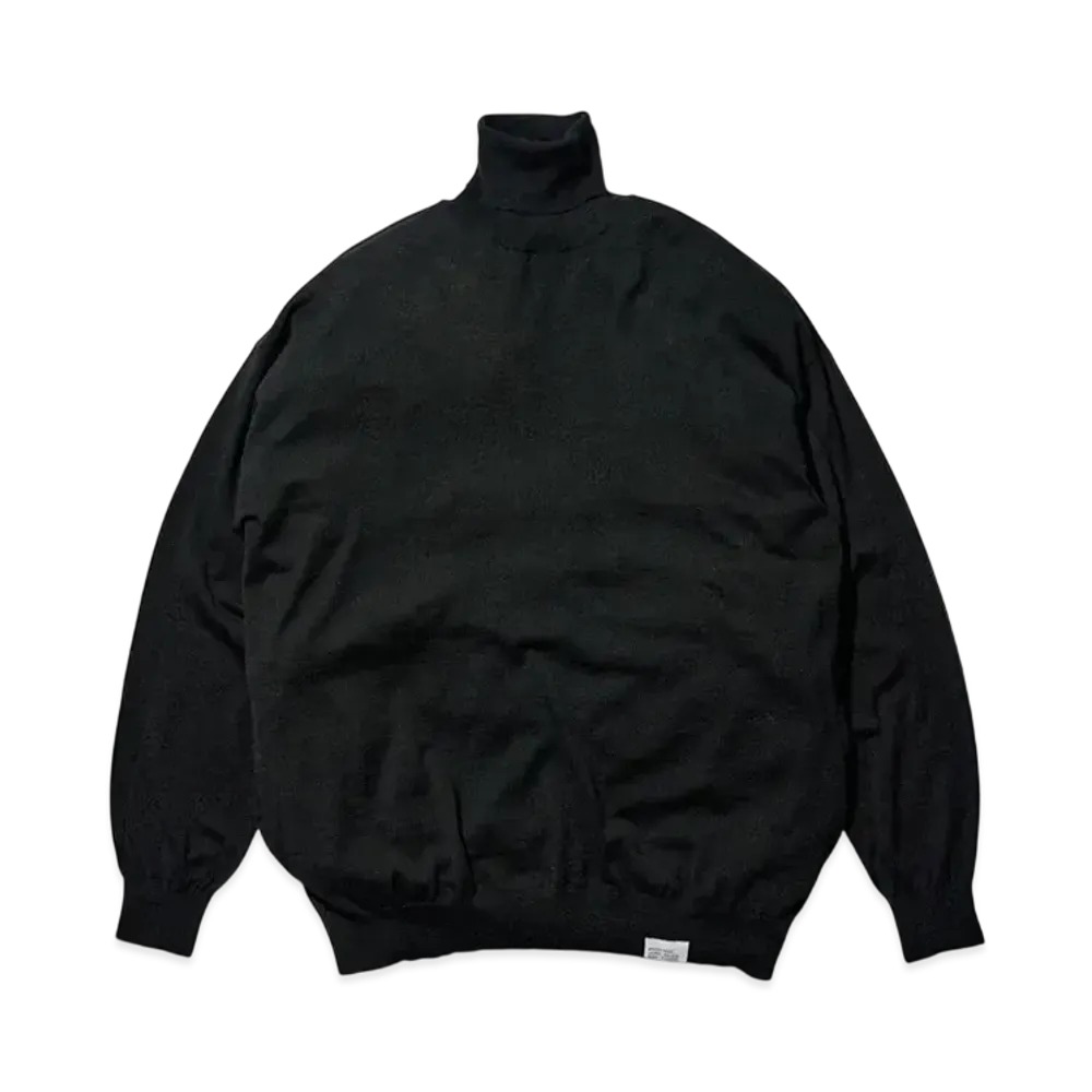 FreshService Tech High Gauge High Neck Knit "Black"