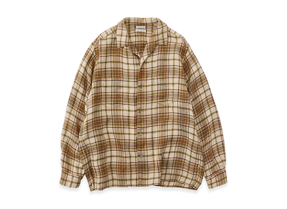 NICENESS E.Romeo check Shirt "Beige"
