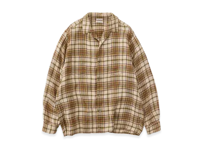 NICENESS E.Romeo check Shirt "Beige"