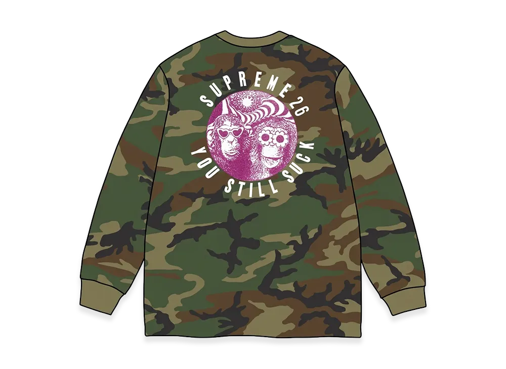 Supreme You Still S**k L/S Tee "Woodland Camo"