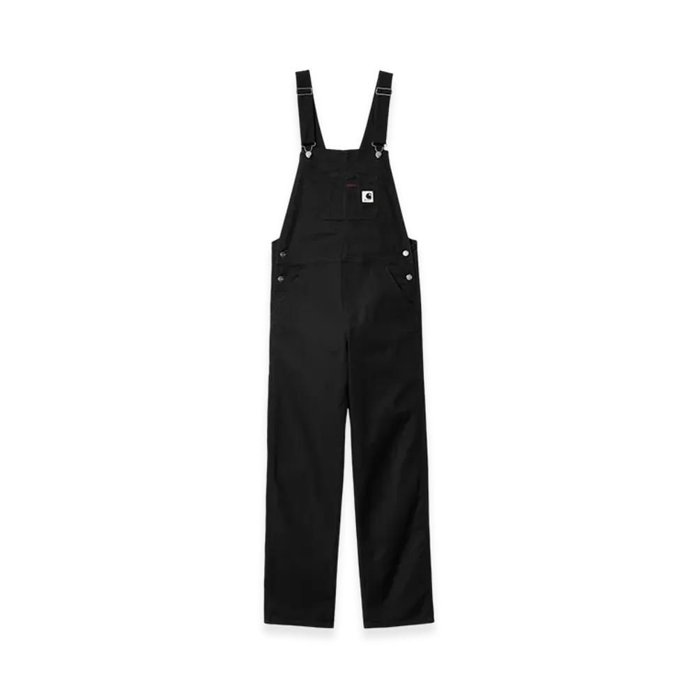 Carhartt WIP W' Bib Overall Straight "Black (rinsed)"