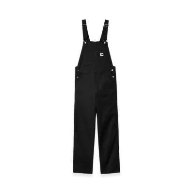 Carhartt WIP W' Bib Overall Straight "Black (rinsed)"