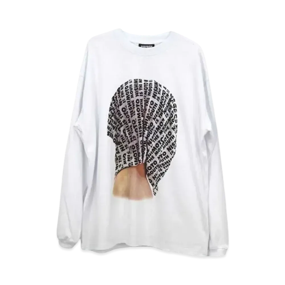 NISHIMOTO IS THE MOUTH BELIEVER FC L/S TEE "WHITE"