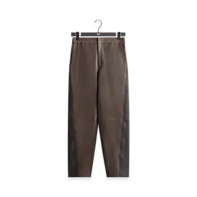 Kith &Kin Irving Combo Leather Moto Pant "Hickory"