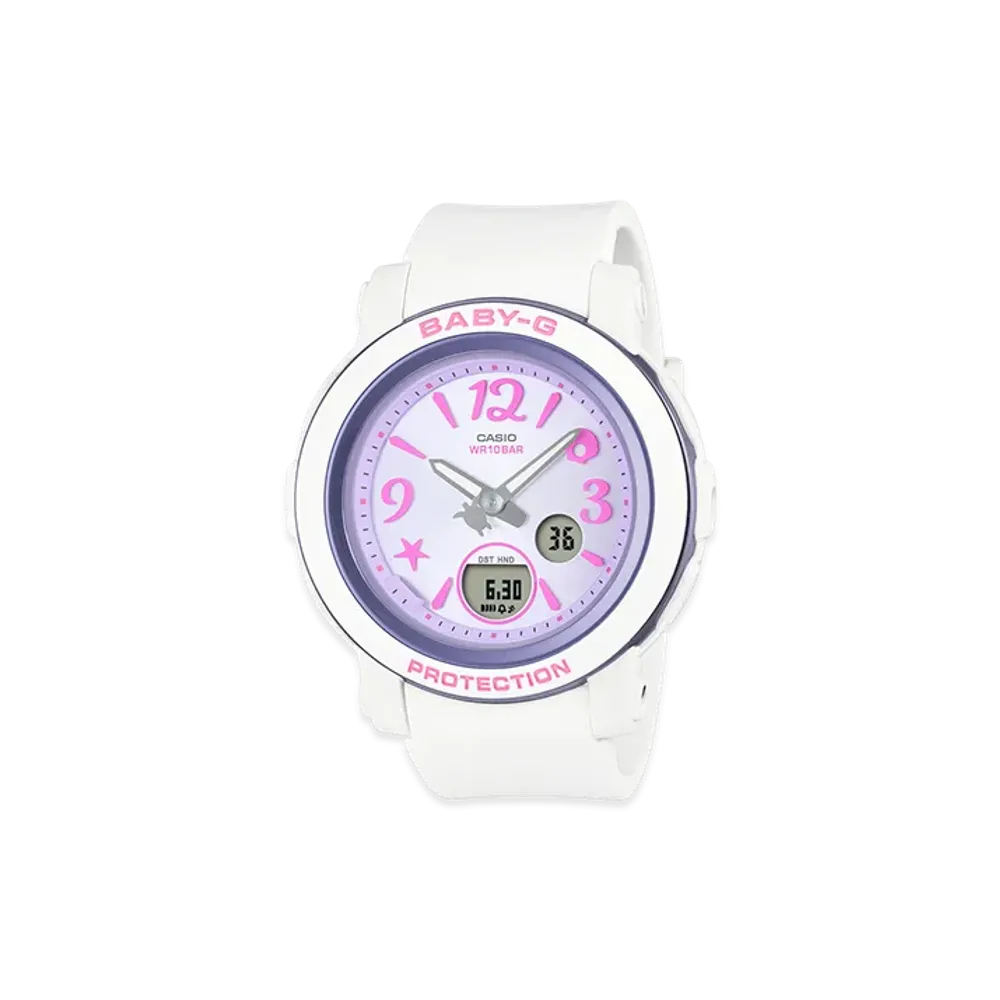 Casio G-Shock BGA-290 Analog-Digital L Watch "White/Comb"
