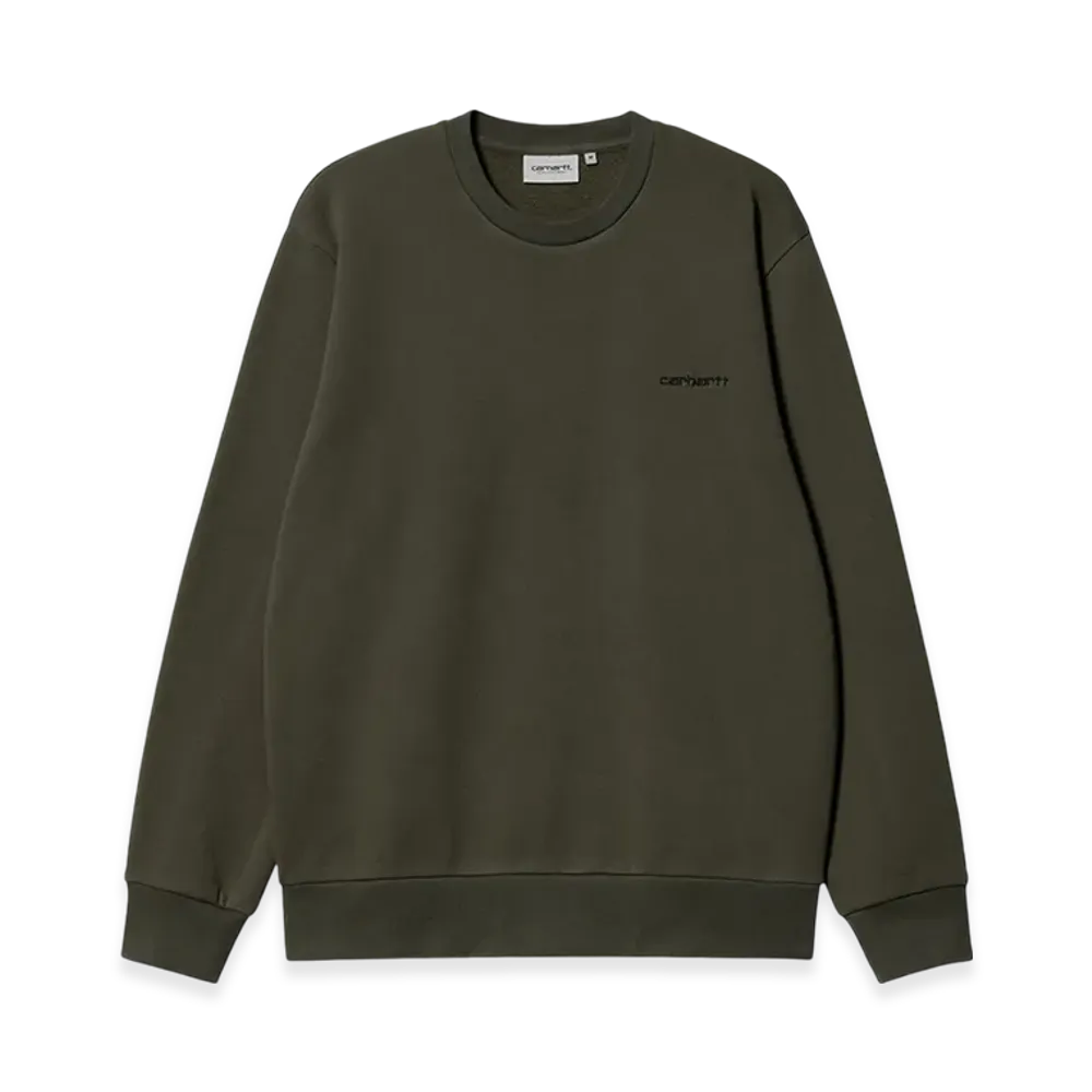 Carhartt WIP Script Embroidery Sweatshirt "Cypress"