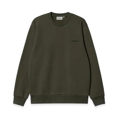 Carhartt WIP Script Embroidery Sweatshirt "Cypress"