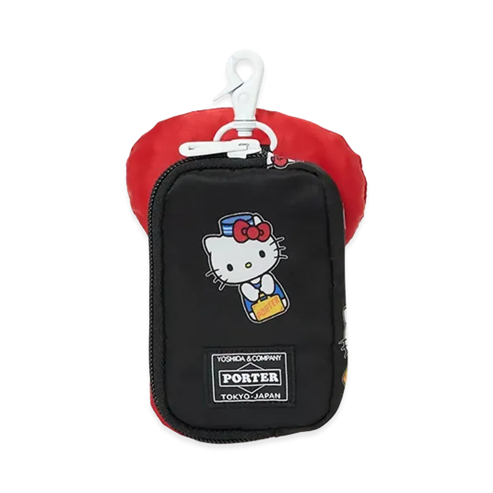 PORTER x HELLO KITTY Multi Pouch "Black"