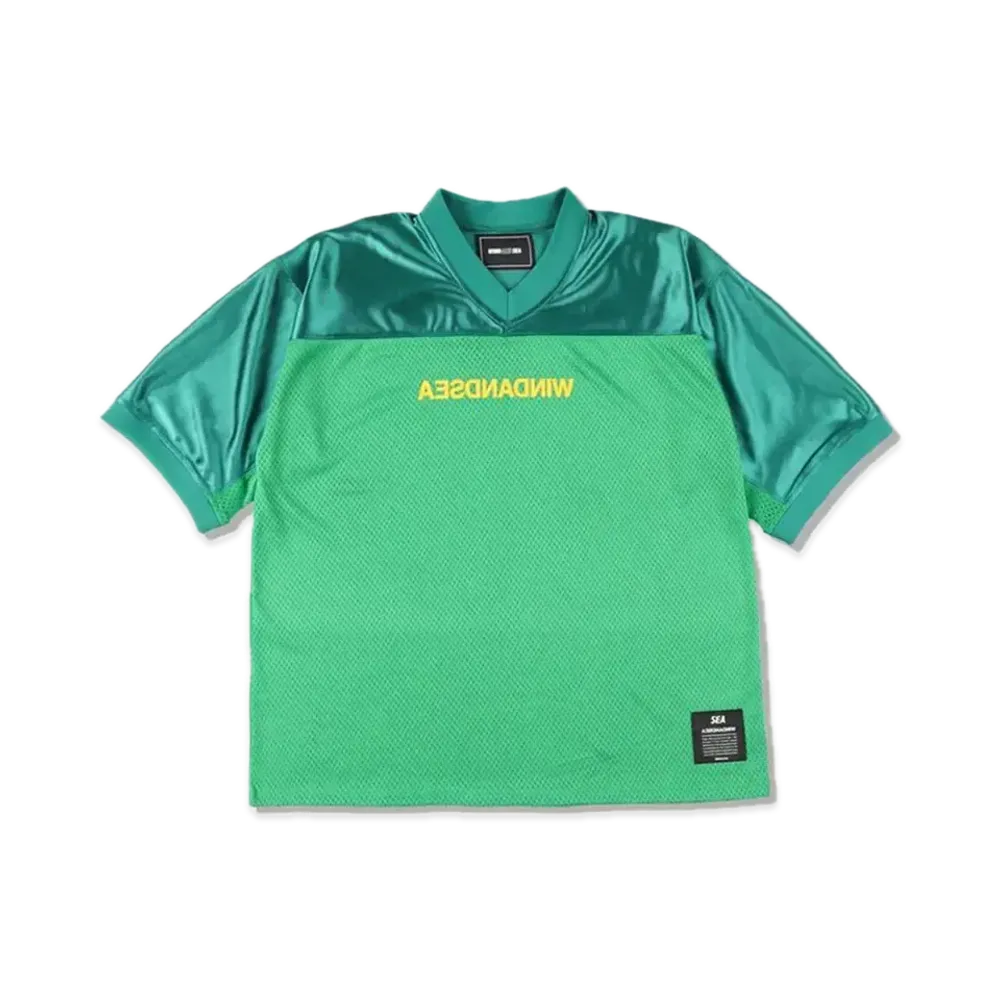 WIND AND SEA A32 Football Jersey "Green"