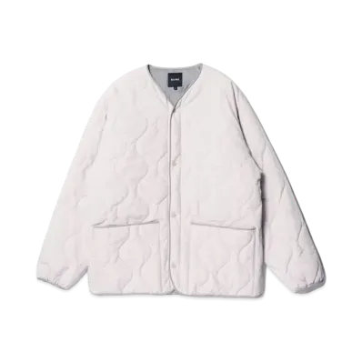 BEAMS Down Military Liner Jacket "Silver"