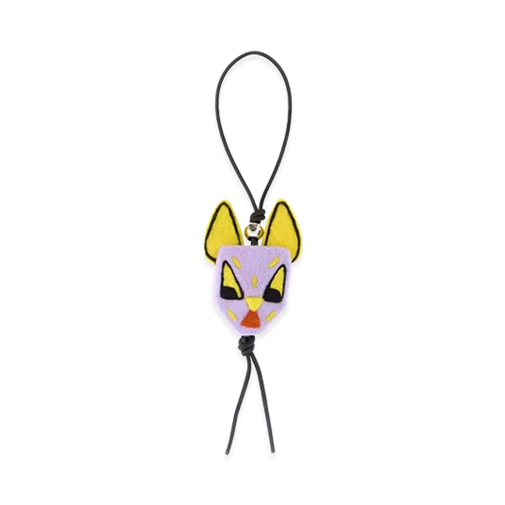 LOEWE Women's Felt Cat Key Ring "Multicolor"
