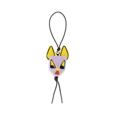 LOEWE Women's Felt Cat Key Ring "Multicolor"