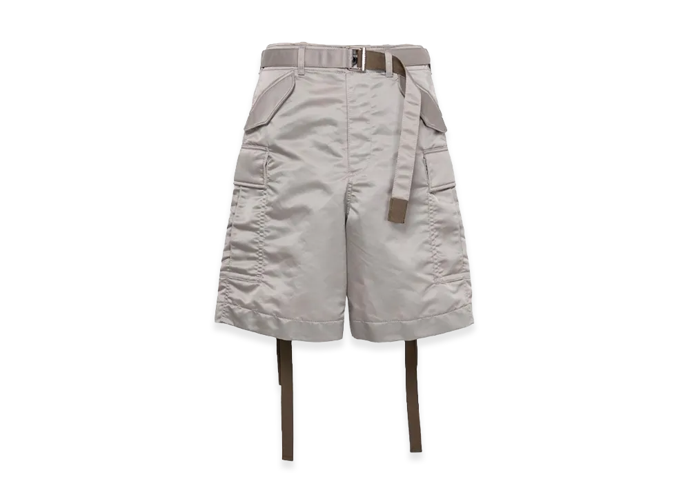 sacai Nylon Twill Shorts "Grey"