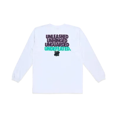 UNDEFEATED UNLEASHED L/S TEE - UL21007 "White"