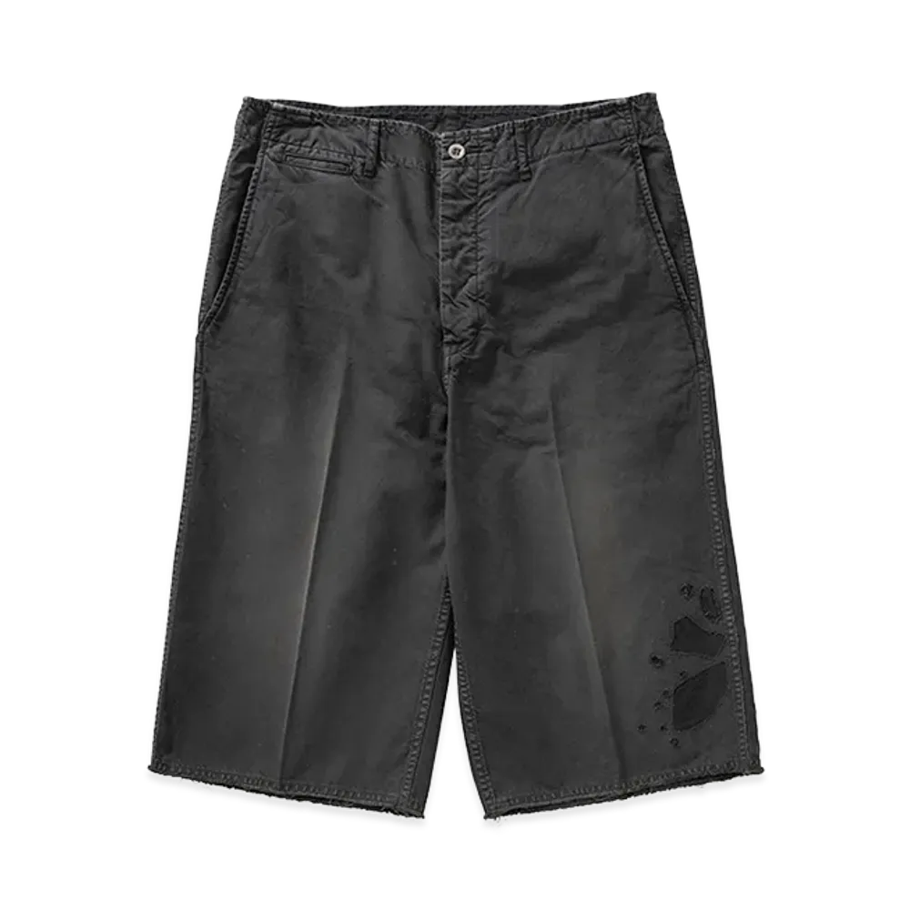 visvim Broader Chino Shorts Crash "Black"