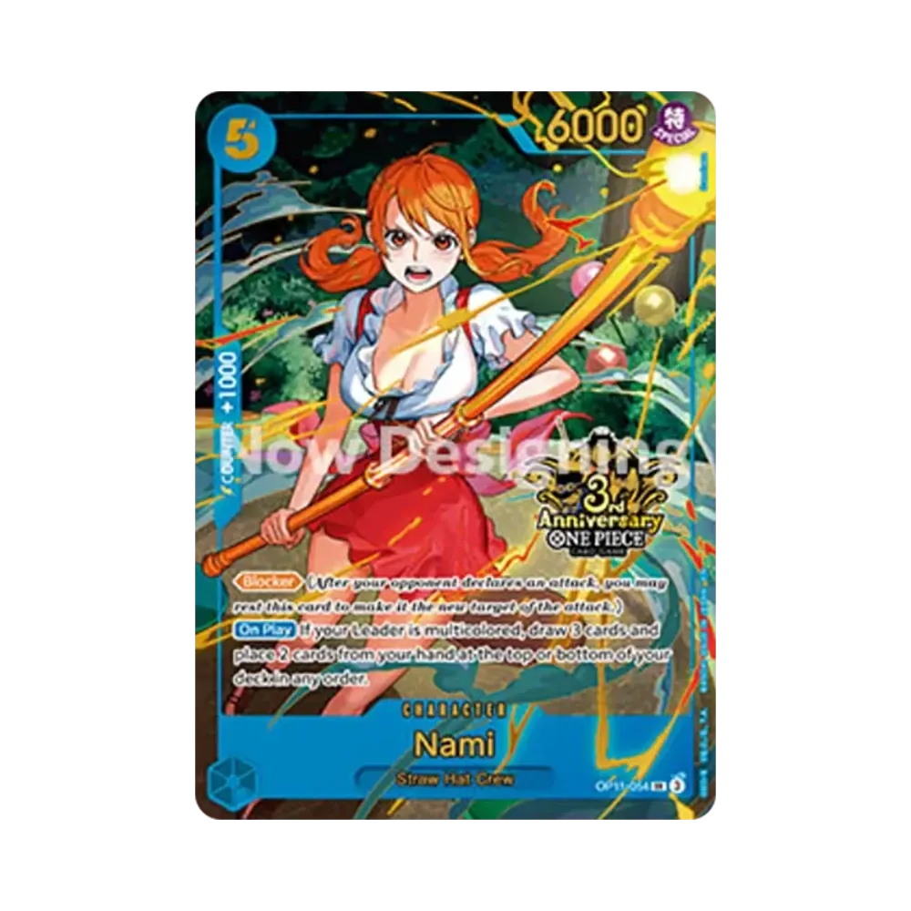 ナミ SR [OP11-054](プロモーションカード「3rd アニバーサリーセット