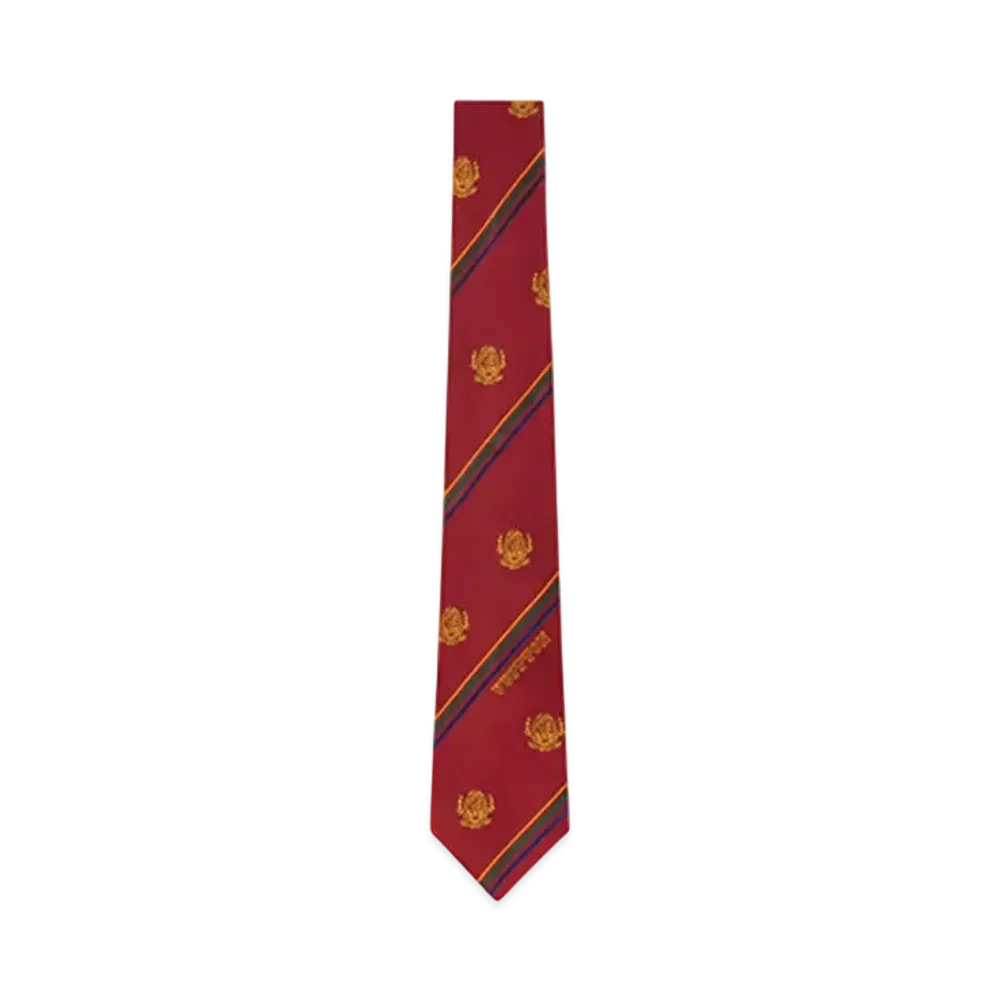 Louis Vuitton Dog Crest Tie "Red"