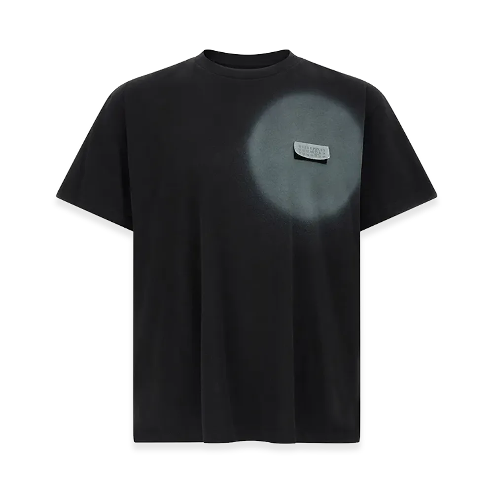 MM6 メゾンマルジェラ 'ニューメリック シグネチャー MM6' スプレー Tシャツ "ブラック" SH0GC0067M20048900