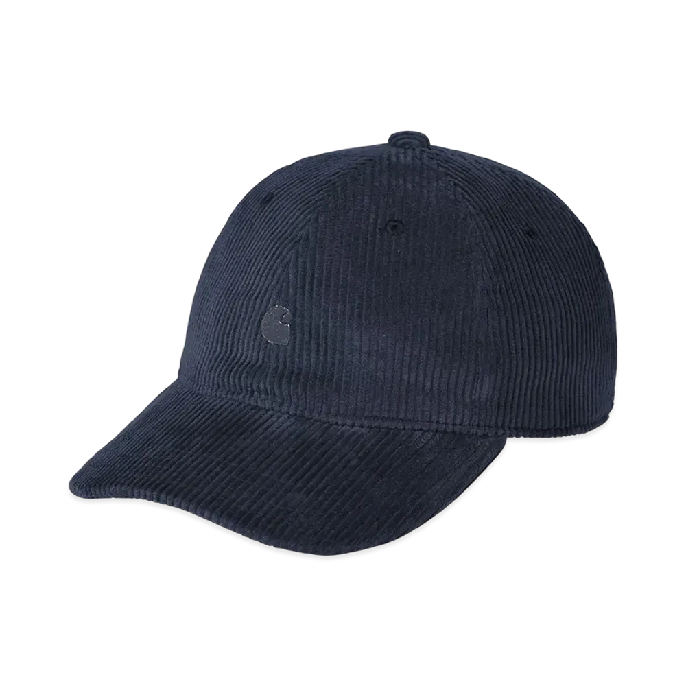 Carhartt WIP Logo Corduroy Cap "Navy"