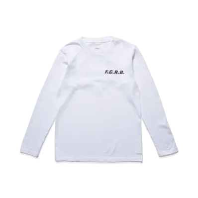 F.C.Real Bristol Kids Shadow Emblem L/S Tee "White"