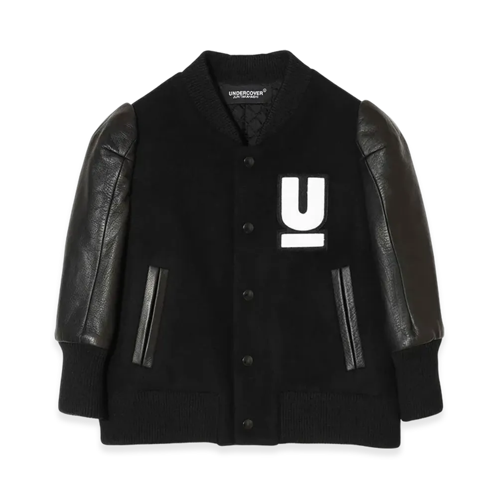 UNDERCOVER Wool Stadium Jumper "Black"