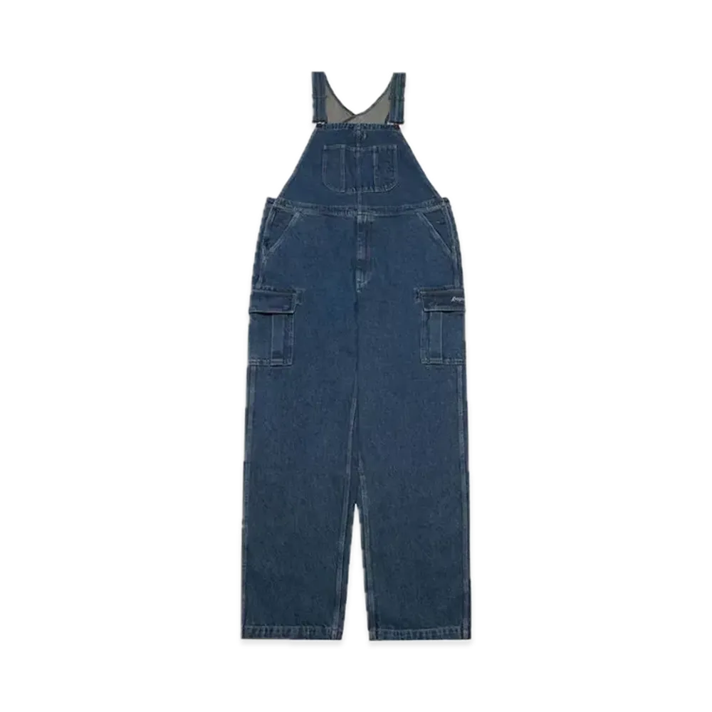 Supreme Cargo Denim Overalls "Washed Blue"