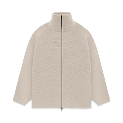 FEAR OF GOD Heavy Ottoman Full Zip Sweater "Beige"