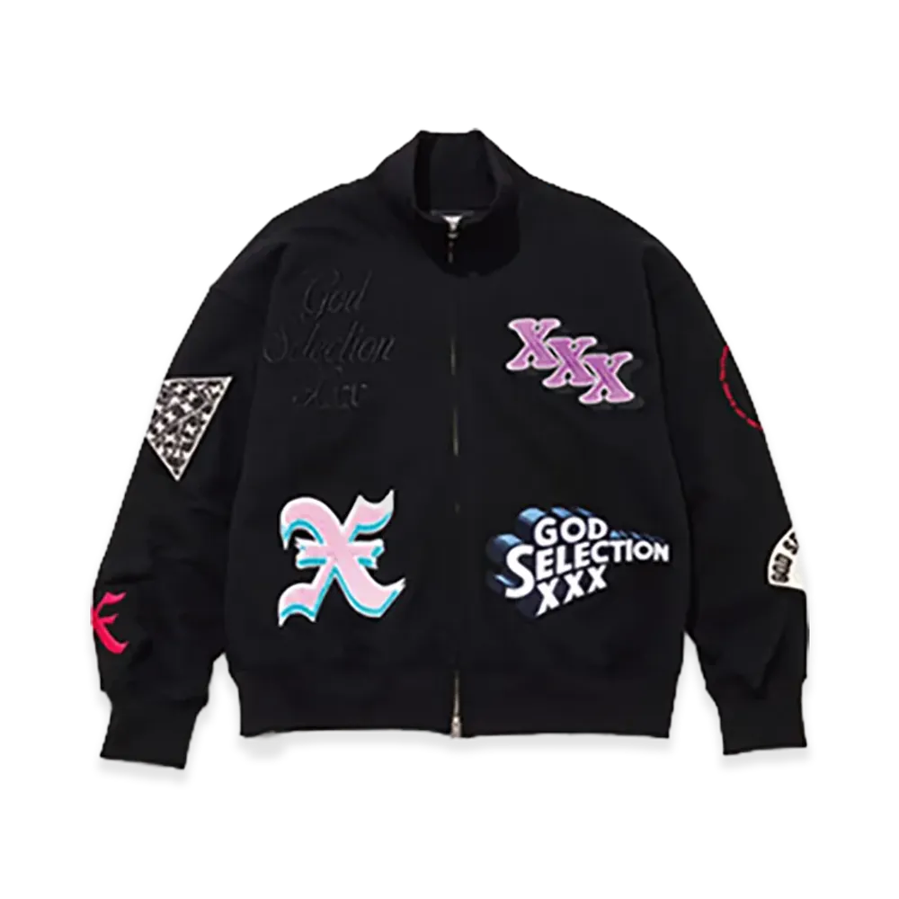 GOD SELECTION XXX Women's Zip High Neck GXL-S26-CS-01 "Black"