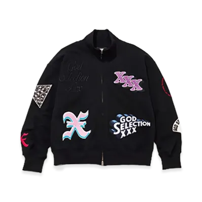 GOD SELECTION XXX Women's Zip High Neck GXL-S26-CS-01 "Black"