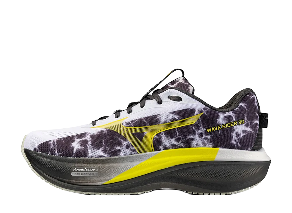 Mizuno Wave Rider 30 Amsterdam "White/Black/Yellow"