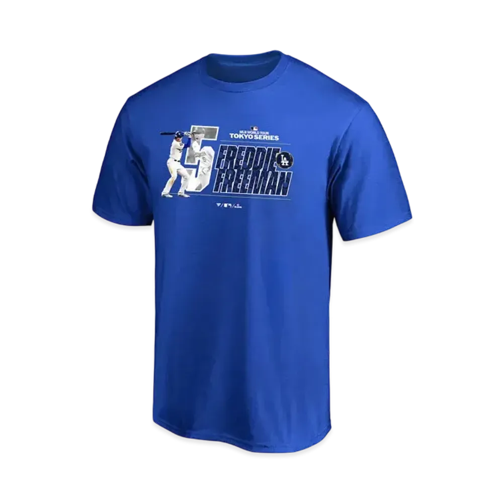 MLB Fanatics Dodgers Freddie Freeman MLB Tokyo Series Opening Game T-Shirt Kids "Blue"