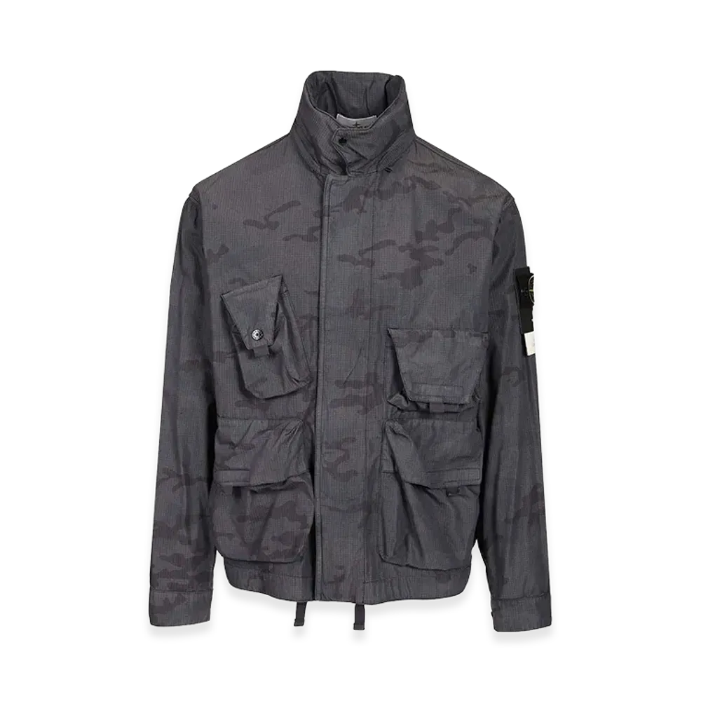 Stone Island Camouflage Jacket "Gray"
