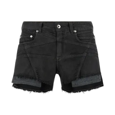 Rick Owens DRKSHDW Women's Lana Cut Offs' Shorts "Black"