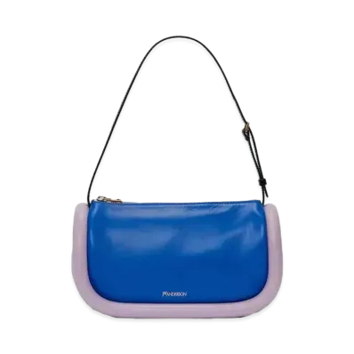 JW ANDERSON Bumper-15 Leather Shoulder Bag "Blue/Lavender"