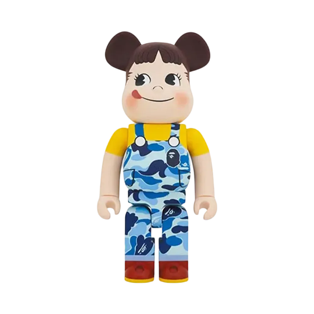 Bearbrick BAPE Peko-chan Blue 1000%