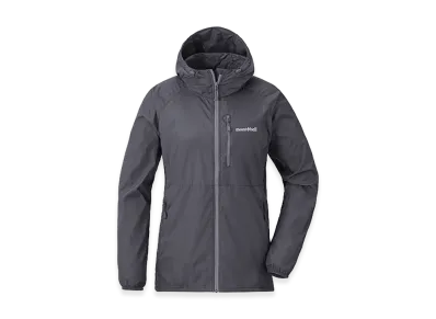 mont-bell Women's US Wind Blast Parka "Dark Gray"