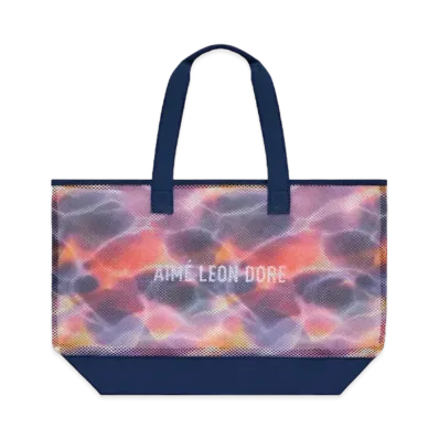 Aime Leon Dore Aqua Print Mesh Tote Bag "Multi"
