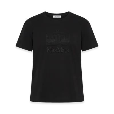 S Max Mara Women's Bella T-Shirt "Black"