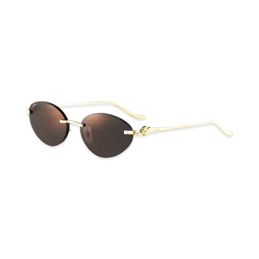 Cartier Panthere de Cartier Sunglasses "Gray"