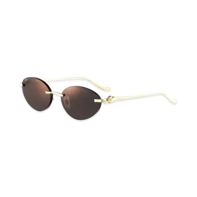 Cartier Panthere de Cartier Sunglasses "Gray"