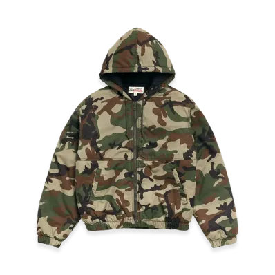 Stussy Ripstop Work Jacket "Woodland Camo"