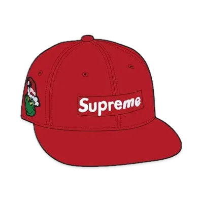 Supreme Grinch Box Logo New Era "Red"