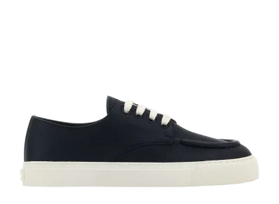 PRADA Navy Leather Sneakers "Blue"