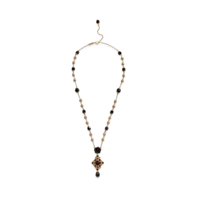 Dolce&Gabbana Pendant Necklace with Rhinestones "Gold"