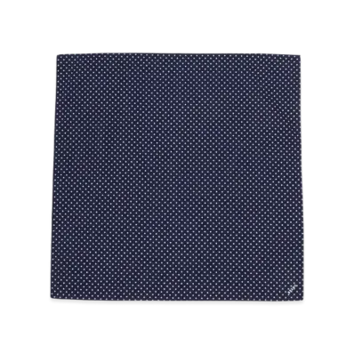 BEAMS Dot Handkerchief "Navy/White"