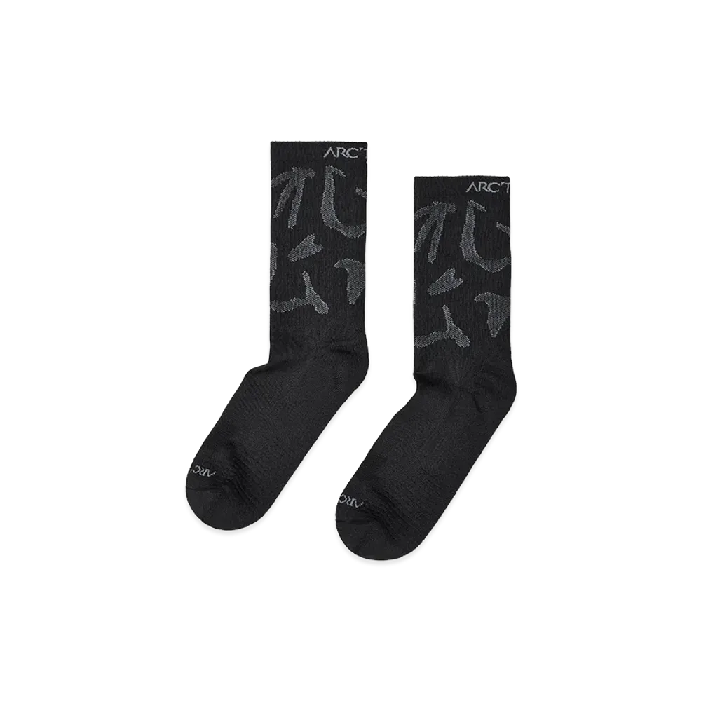 ARC'TERYX Synthetic Mid Grotto Sock "Black/Graphite" X000010466