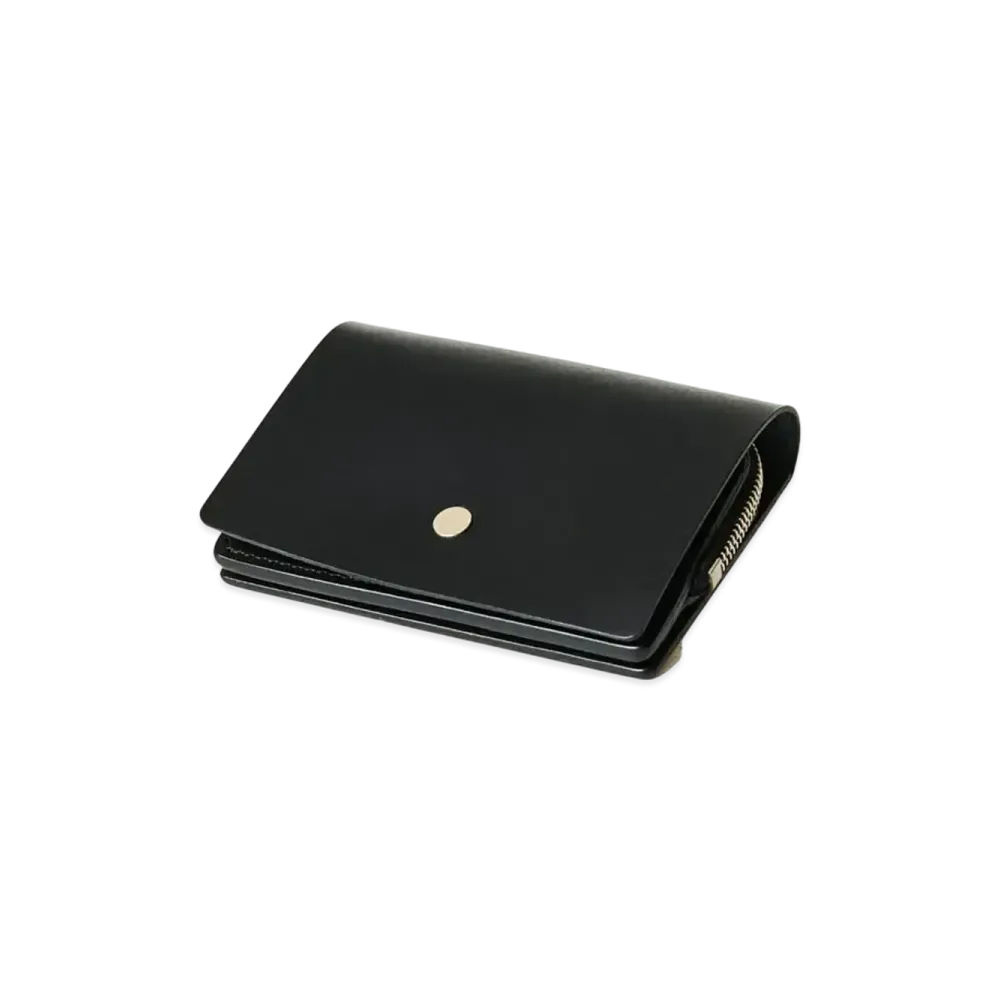 SOPHNET. Leather Small Wallet "Black"