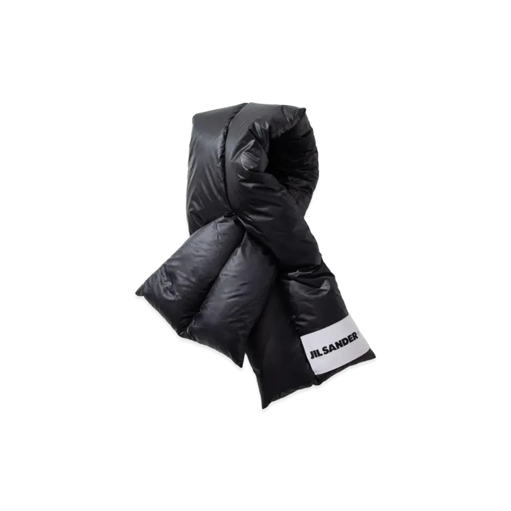Jil Sander Down Scarf "Black"