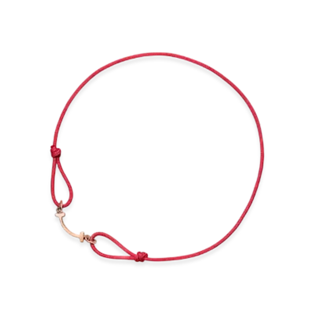 Tiffany & Co. Smile Bracelet "Rose Gold/Red"